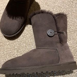 Dark brown Ugg boots